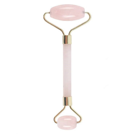 Rodillo Piedras Preciosas para Cara- Cuarzo rosa